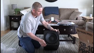 SVS SB1000 PRO and REL HT 1003 Subwoofer Demo and review [upl. by Box]