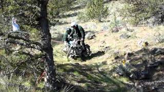 Vintage Sidecar Trials Crash  Steel Stampede 2011 [upl. by Huber]