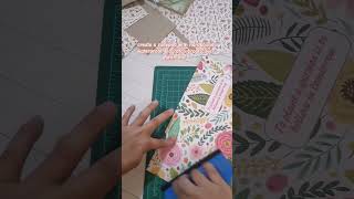 Create a Notepad with Me  Floral Summer Design crafts notepads [upl. by Friedlander285]