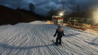 Zieleniec ski arena  Nocna jazda  Zieleniec [upl. by Ilecara699]