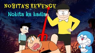 Nobitas Revenge Evil creepy Nobita ka badla Gians End Doraemon fanmade horror story [upl. by Behka524]