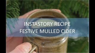 Easy festive mulled cider or apple juice recipe for Christmas [upl. by Zap593]