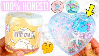 100 HONEST Famous Slime Shop Review Kawaii Slime Company amp Parakeet Slimes [upl. by Joane]