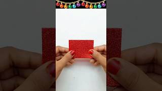 Handmade Ornaments Making For Christmas Tree Decor  Glitter Foam Xmas Crafts shorts christmas [upl. by Drummond]