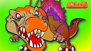 SPINOSAURUS SONG  Spinosaurus vs T Rex  Dinosaur Songs by Howdytoons EXTREME [upl. by Johnnie]