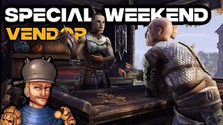 ESO Undaunted Golden Vendor Weekend Spooky Furniture and Good Sets [upl. by Cahra946]