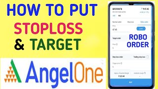 How to Place Stop Loss in Angel Broking  Angel One Stop Loss Order [upl. by Connett]