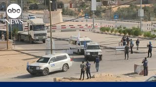 Rafah border crossing opens but only briefly  ABCNL [upl. by Amick140]