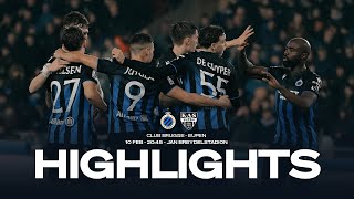 CLUB BRUGGE  KAS EUPEN  HIGHLIGHTS  20232024 [upl. by Htiekal]