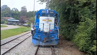 TVRM Hiwassee River Scenic Railroad ride Delano to Farner Tennessee [upl. by Shaylyn438]