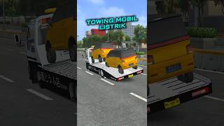 TOWING 2 MOBIL LISTRIK SEKALIGUS bussimulatorindonesia bussid towing [upl. by Rochette]