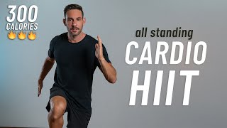 20 MIN CARDIO HIIT WORKOUT  ALL STANDING  No Squats or Lunges [upl. by Ardnait85]