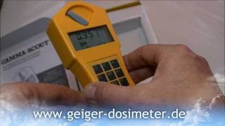 GammaScout ® Grundversion  Geigerzähler  Geiger Counter  Dosimeter  Radiation [upl. by Erodroeht735]