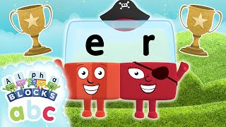 Alphablocks  Teamwork Letters  Phonics  Learn to Read [upl. by Setiram877]