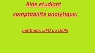 Comptabilité Analytique S3 partie 17 quot Exercice 3 du coût complet quot [upl. by Yesnil]