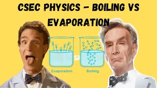 Boiling vs Evaporation  CSEC Physics [upl. by Bartie]