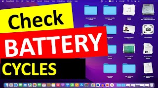 How to Check Battery Cycles on MacBook Air M1 or M2 [upl. by Files674]