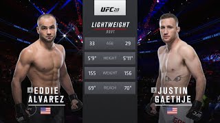 Eddie Alvarez vs Justin Gaethje Full Fight Full HD [upl. by Aba]