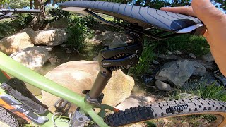 KINEKT 21 Aluminum Spring Loaded Bike Suspension Seatpost In Depth Review [upl. by Siladnerb861]