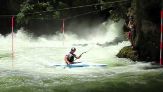 Kaituna Whitewater Sessions Teva kayaker Mike Dawson slalom kayak training [upl. by Manly341]