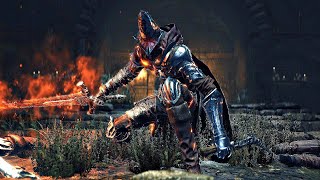 Dark Souls 3  Abyss Watchers Boss Fight 4K 60FPS [upl. by Hawk338]