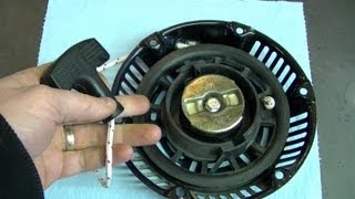 HOW TO  Generator Pull Cord Repair [upl. by Wandy]