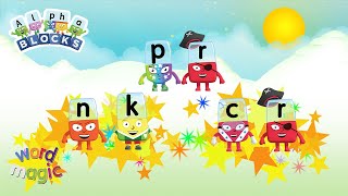 Word Magic  Blends  PR NK CR  Learn To Spell  officialalphablocks [upl. by Denver747]