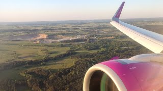 01062023 Landing at Katowice Airport KTW [upl. by Dyann395]