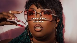 lizzo  boys slowed down [upl. by Aihsile]