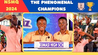 KUMASI HIGH SCHOOL MASSIVELY WINS ASHANTI REGIONAL CHAMPIONSHIP NSMQ 2024 [upl. by Farlay]