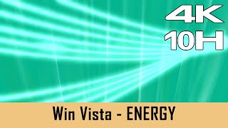 Windows Vista Screensaver  Energy  10 HOURS NO LOOP 4K [upl. by Jasik]