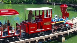 Cincinnati Zoo Train Ride BBampT Express Narrow Gauge Steam Replica Riding Train amp Train Run Byes [upl. by Jenni]