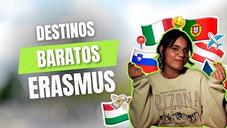 DESTINOS BARATOS para ir de ERASMUS 💰🌍 [upl. by Nalced]