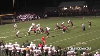 81yard Punt by High School Punter Jacob Sherman [upl. by Tarra]