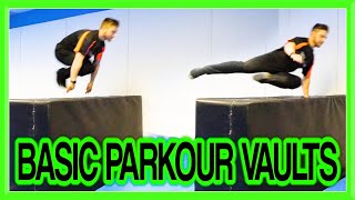 Parkour Basic Vaults Tutorial Kong Speed Dash Reverse etc  Fraser Malik How to [upl. by Fisoi1]