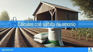 Cálculos con sulfato de amonio [upl. by Mailliwnhoj]