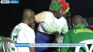 Ambiance entre supporters camerounais et ivoiriens à la CAN 2023 [upl. by Otsuj]