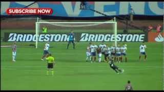 Goalkeeper scores with SUPERB free kick [upl. by Mehalick640]