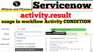 ServiceNow IMPORTANT interview scenario in workflow activities  servicenow skfacts [upl. by Davie]