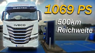 Elektrotrucker 6  Iveco SeWay Fahrspaß mit 1069 PS und 500 km realer Reichweite [upl. by Nevins435]