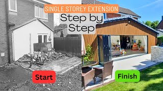 SingleStorey Extension to our home 🏡❤️ UK House Extension homeimprovement housedesign extension [upl. by Nosemaj766]