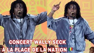 INTÉGRALITÉ CONCERT WALLY SECK À LA PLACE DE LA NATION 🇸🇳 LORS DE L’INAUGURATION DU SUNUBRT… [upl. by Hartzel]