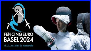 Basel 2024  Day04  Piste Blue  Womens Epee amp Mens Foil  Team [upl. by Aihsemek]