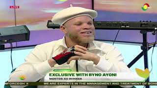 Mentor XII Winner Byno Ayonis Exclusive Interview on TV3Newday 🏆🎤 [upl. by Henden]