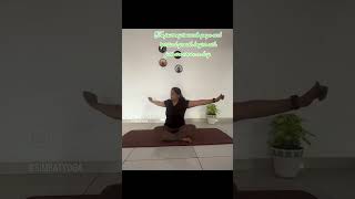 Parivrtta Sukhasana  Seated Spinal Twist  Weightloss  Simrat Yoga 🧘‍♀️ [upl. by Netsrejk]