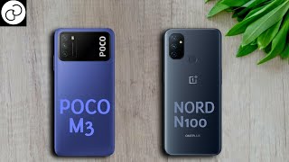 Poco M3 vs OnePlus Nord N100 [upl. by Orlina]