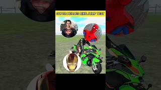 Indian Bike Driving 3D Super Hero Bike Jumping Test 😎 shorts [upl. by Aniroc]