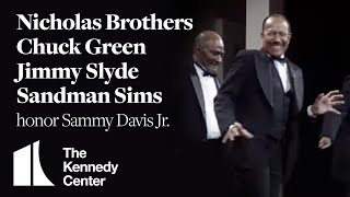 Nicholas Brothers Chuck Green Jimmy Slyde Sandman Sims Sammy Davis Jr Tribute  1987 Honors [upl. by Notnirb]