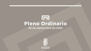 PLENO ORDINARIO  2692024 [upl. by Nojid291]