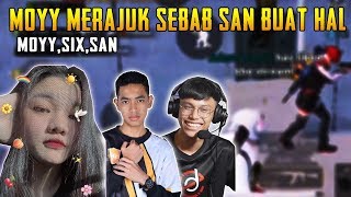 San Kene Carry Dengan Moyy SanSixMoy  San Game Play  PUBG Mobile Malaysia [upl. by Orodisi671]